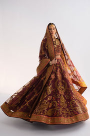 Traditional Lehenga Choli and Dupatta Wedding Dress Online