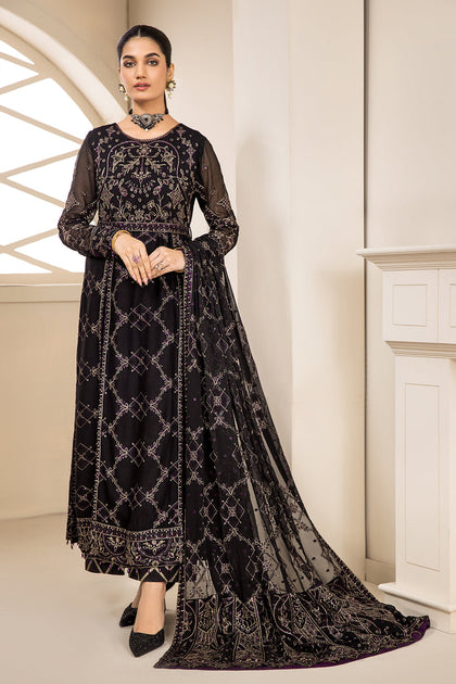 Traditional Pakistani Embroidered Long Kameez Party Dress – Nameera by ...