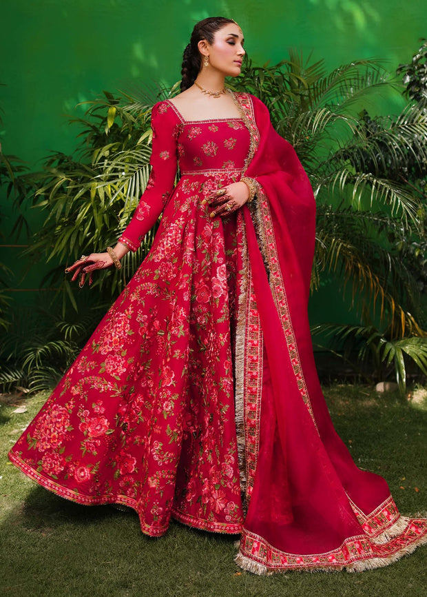 Traditional Pishwas Frock Royal Pakistani Wedding Dress Nameera By Farooq 7582