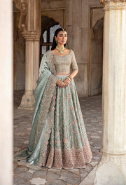 Walima Dress in Bridal Lehenga Choli Dupatta Style