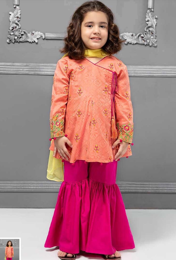 Angrakha style frock on sale for baby girl