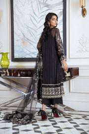 Black Kameez Salwar with Delicate Embroidery