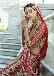 Classic Red Lehenga Choli Bridal Dress Pakistani Online