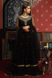 Designer Black Lehenga Frock Pakistani Eid Dresses