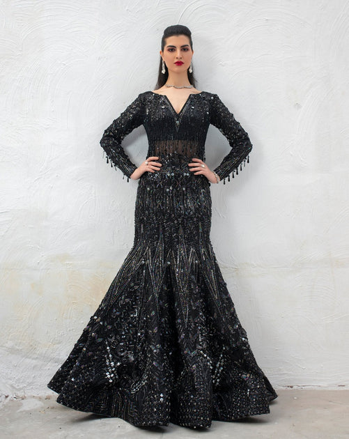 Heavy Designer Black Wedding Lehenga for Indian Bridal Wear – Nameera ...