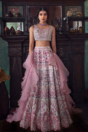 Designer Indian Bridal Wear Ivory Wedding Lehenga Choli