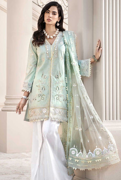Designer Luxury Lawn Dress for Eid Latest Designs – Nameera by Farooq