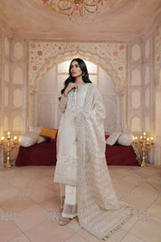 Elegant Fancy Pakistani White Suit for Women Online