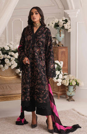 Elegant Lawn Black Kameez Trouser Pakistani Eid Dress