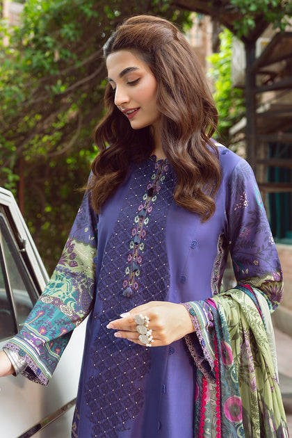 Elegant Lawn Kameez Trouser Dupatta Pakistani Eid Dress – Nameera by Farooq