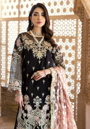 Elegant Pakistani Black Dress with Embroidery 2022