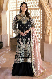 Elegant Pakistani Black Dress with Embroidery