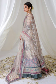 Elegant Pakistani Pishwas Frock with Trousers and Dupatta Dress