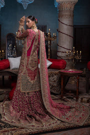 Embellished Heavy Pink Lehenga Dress for Bride  2022