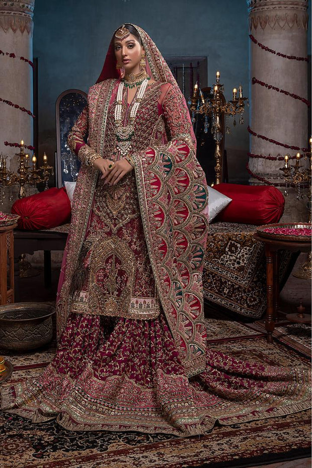 Red Colored Heavy Embroidered Wedding Wear Lehenga Choli – TheDesignerSaree