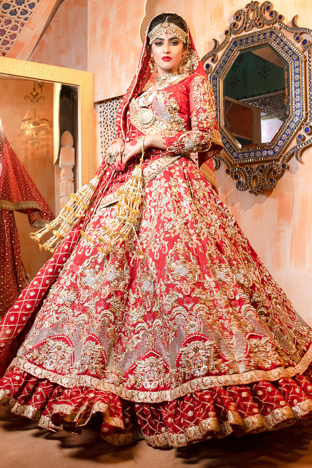 Embroidered Bridal Lehenga Blouse Design Dress 