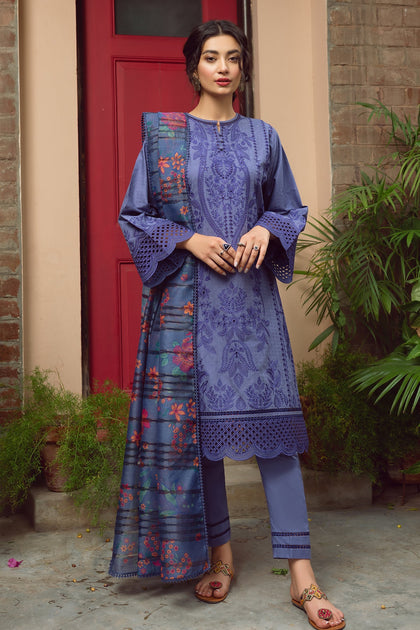 Embroidered Kameez Trouser Pakistani Lawn Dress for Eid – Nameera by Farooq