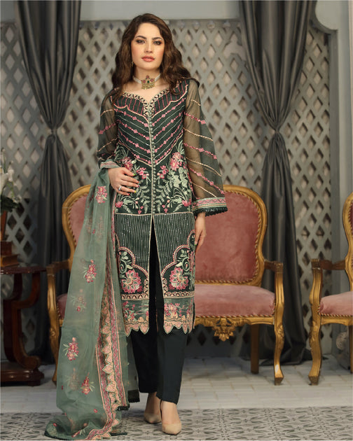 Designer Embroidered White Lawn Salwar Kameez Pakistani Dresses ...