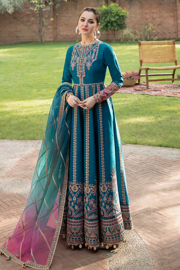 Buy Embroidered Pakistani Dress In Pishwas Frock Style Online Nameera By Farooq 1947