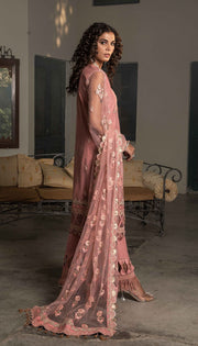 Embroidered Pakistani Suit in Soft Pink Shade 2022