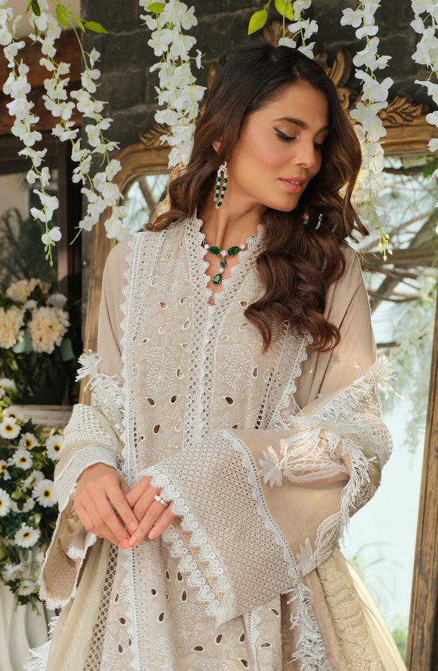 Embroidered Salwar Kameez Pakistani Eid Dress in Lawn Fabric