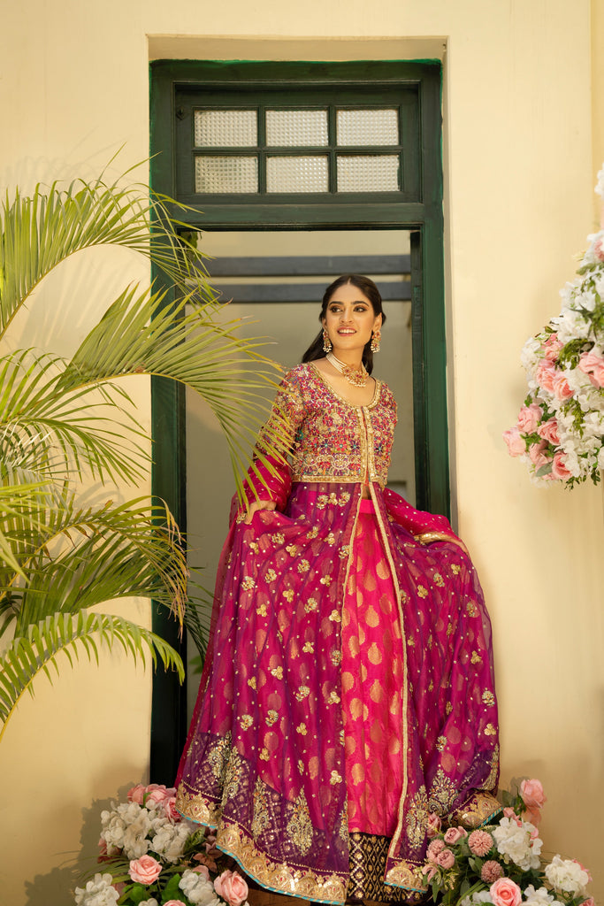 Pink 2025 mehndi dresses