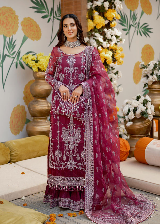 Kameez Trouser Embroidered Pakistani Wedding Dress