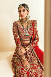 Latest Choli and Red Bridal Lehenga Pakistani