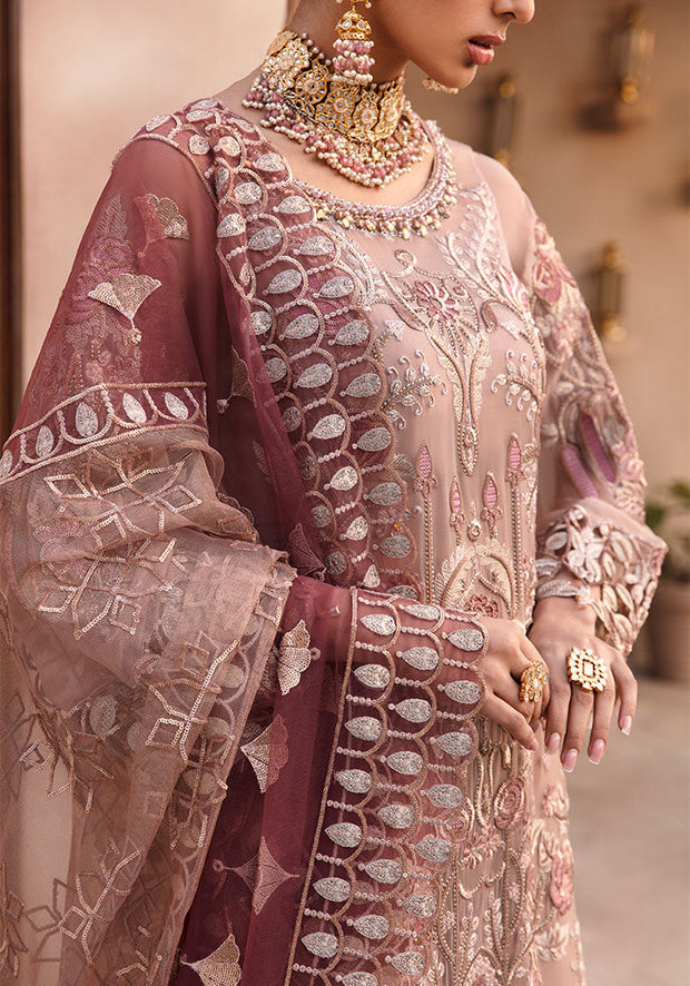 Latest Embroidered Pakistani Kameez with wedding Lehenga and Dupatta