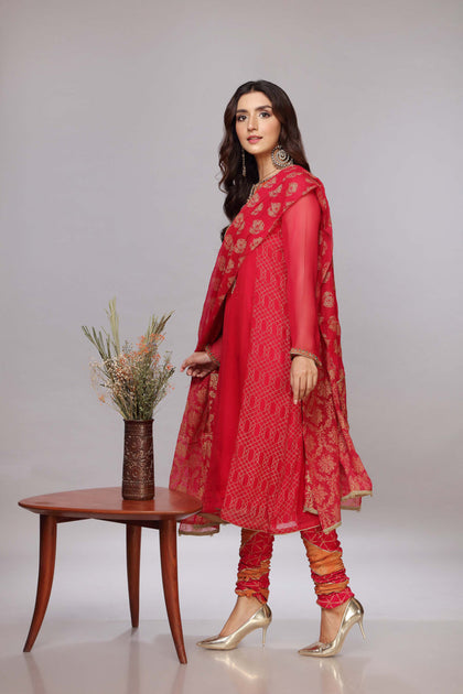 Buy Pakistani Party Dress In Kameez Trouser Style Pennsylvania Nameera By Farooq 0566