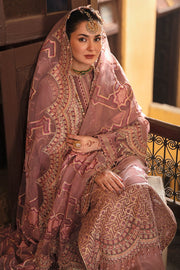 Latest Pakistani Salwar Kameez in Tea Pink Shade Latest