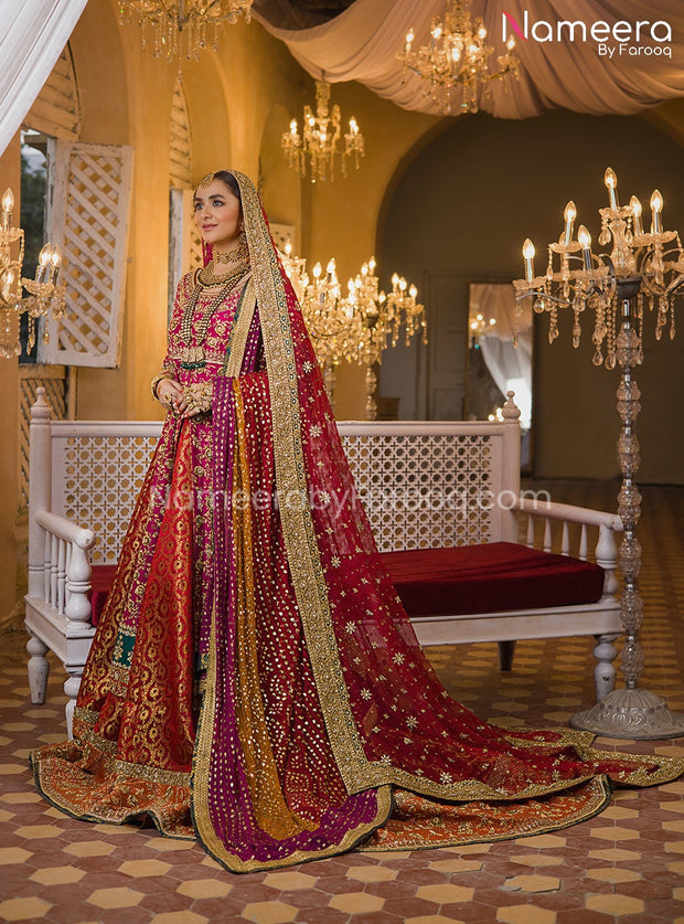 Latest Traditional Sharara with Kameez Dress Pakistani