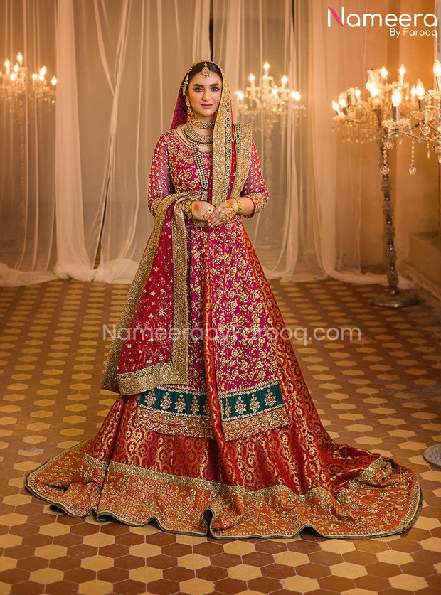 Latest Traditional Sharara with Kameez Dress