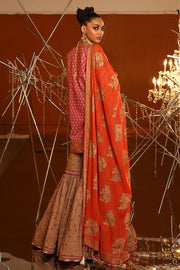 Lawn Gharara Suit for Eid Backside