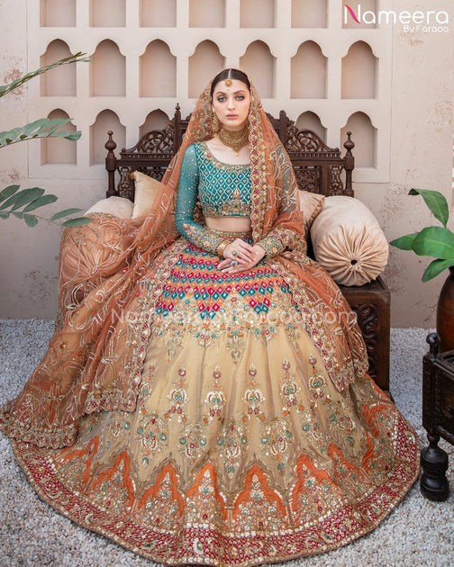 Embellished Lehenga Choli Pakistani for Bride Online 2021 – Nameera by ...