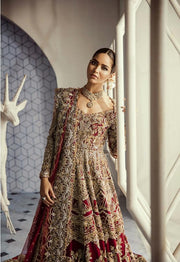 Luxury Red Bridal Lehnga for Wedding #N7061