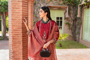 Maroon Embroidered Salwar Kameez Dupatta Pakistani Eid Dress