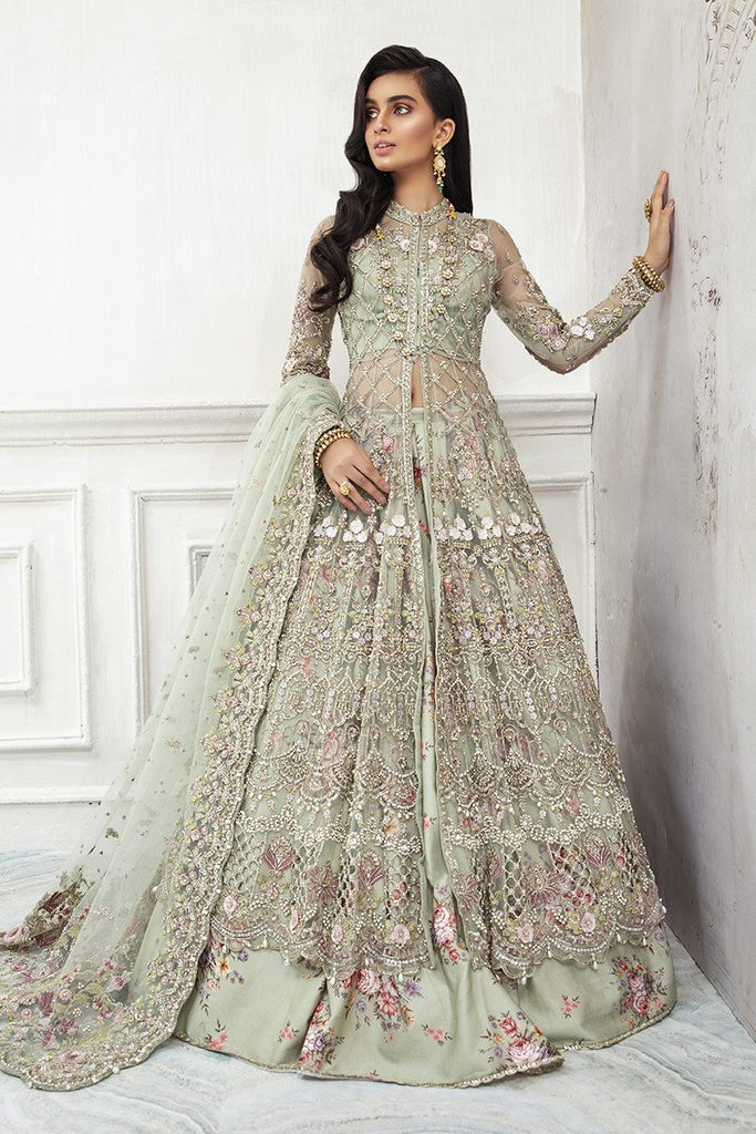 Green pakistani clearance dresses