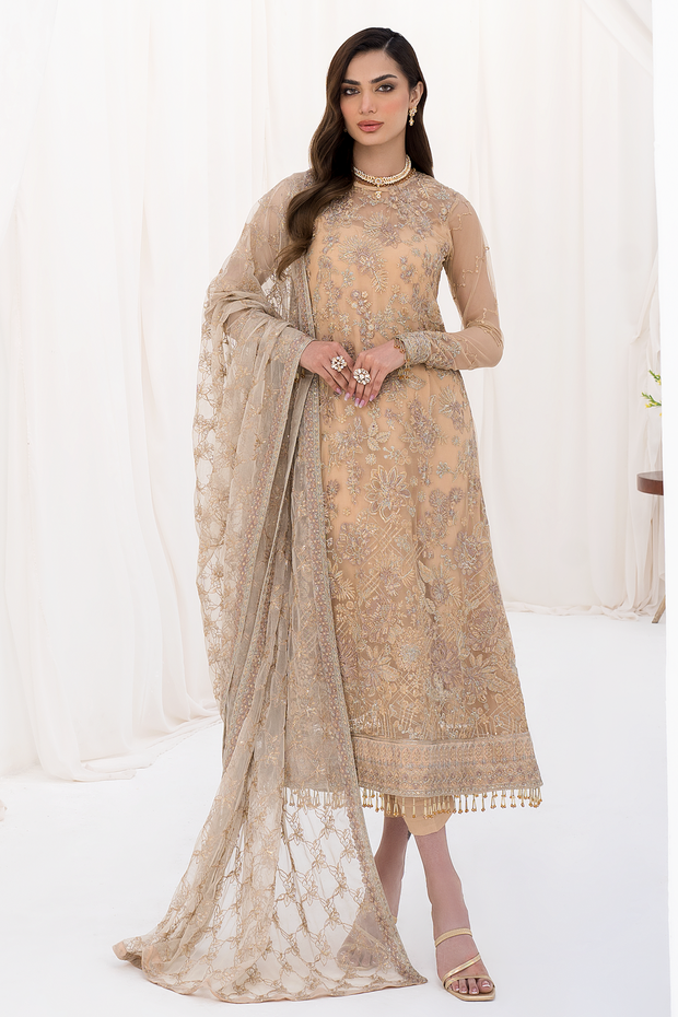 New Traditional Pakistani Long Kameez with Trousers Wedding Dress