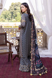 Pakistani Blue Silk Salwar Kameez for Party 