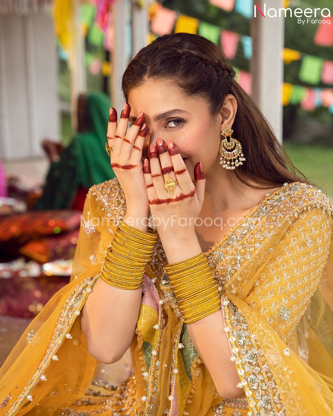 Haldi dresses xy for dulhan