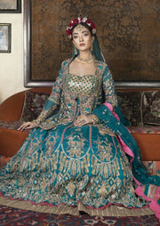 Pakistani Bridal Gown with Lehnga 