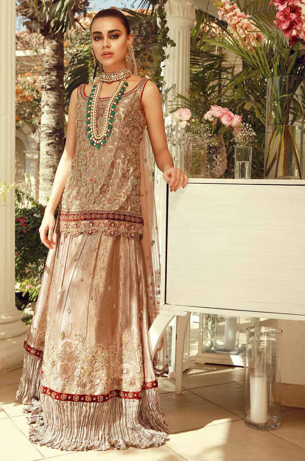 Pakistani Bridal Lehenga with Shirt and Dupatta Dress