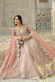 Pakistani Bridal Pishwas with Lehenga Dress