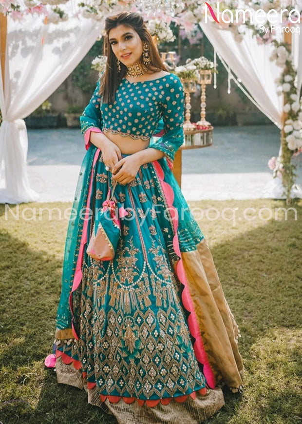 pakistani wedding lehenga online - Faisalabad Fabric Store