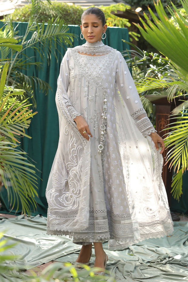 Pakistani Classical Frock In Anghrakha Style Wedding Wear