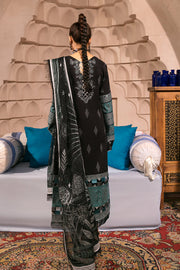 Royal Black Lawn Kameez Salwar in Pakistani Eid Dresses