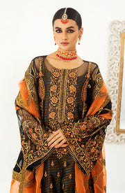 Pakistani Embroidered Dress in Kameez Trouser Style Online