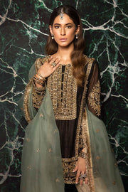 Pakistani Embroidered Kurta Trousers Wedding Wear