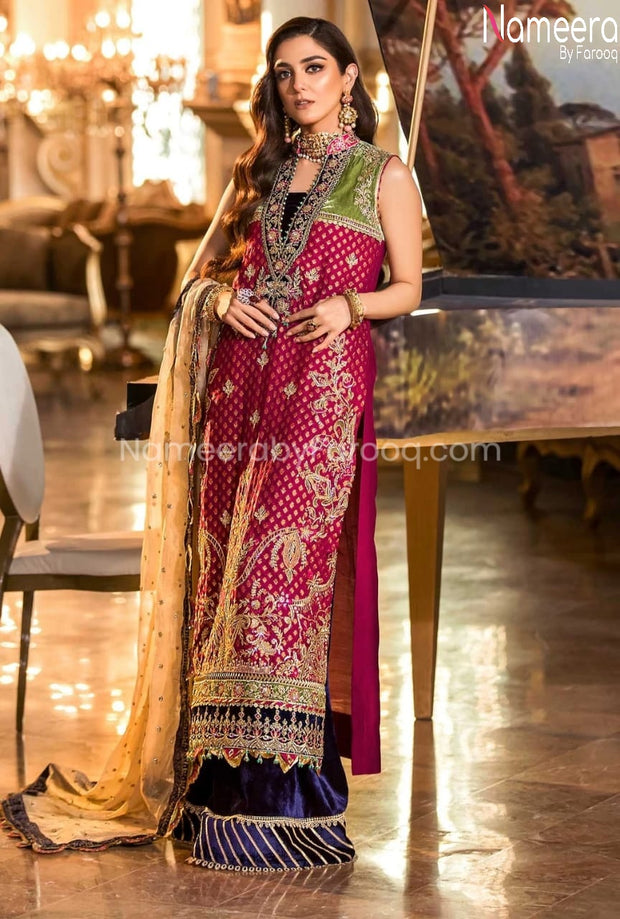 Buy Pakistani Fancy Dress for Wedding Party 2021 Online – Nameera